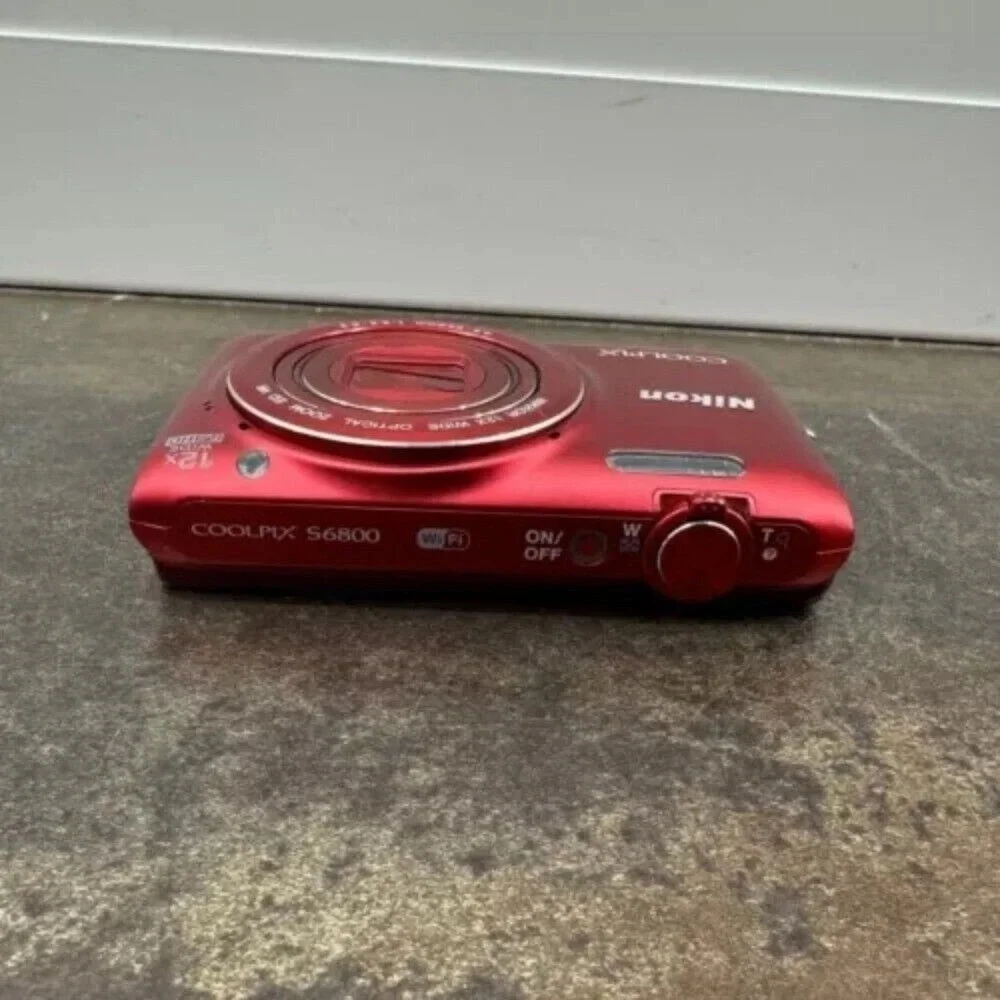 Nikon COOLPIX Vibrant Red Camera